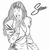 Selena Quintanilla Template Quintella Sketchite Cendejas sketch template