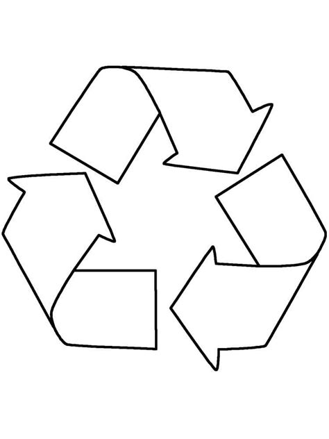 recycling coloring pages