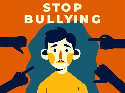 stop bullying poster  vector art  vecteezy
