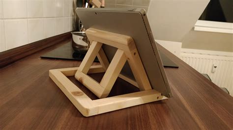 tablet stand walts wood design
