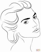 Face Coloring Woman Side Pages Pro Drawing Faces Printable Womans Getdrawings sketch template
