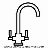 Grifo Faucet Torneira Wasserhahn Ausmalbilder Kran Keran Mewarnai Ultracoloringpages Pinclipart sketch template