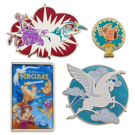 Hercules Pin Set Oh My Disney 90s Flashback Collection