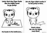 Potty Training Behance Bored Inc Learns Tiger Use Book sketch template