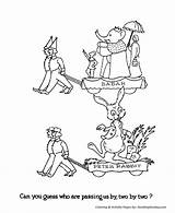 Parade Float Christmas Coloring Pages Rabbit Peter Sheets Getdrawings Drawing Macy Floats Honkingdonkey sketch template