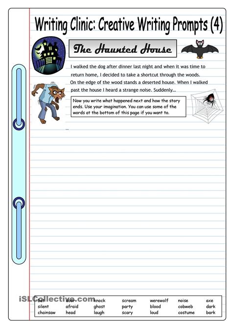 grade creative writing worksheets db excelcom