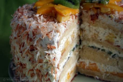 kiwi mango and pineapple coconut cake what we re eating a food and recipe blog