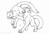 Warrior Cats Coloring Pages Playing Printable Kids Print Color sketch template
