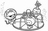 Octonauts Coloring Octopod Pages Getdrawings sketch template