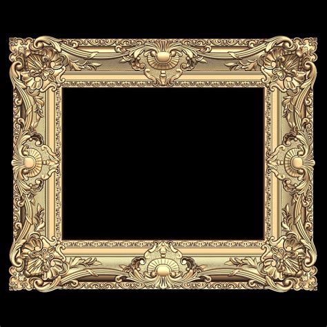 model mirror frame stl cnc mirror frames frame vintage picture frames