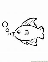 Fish Coloring Pages Printable Kabob Template Comments sketch template