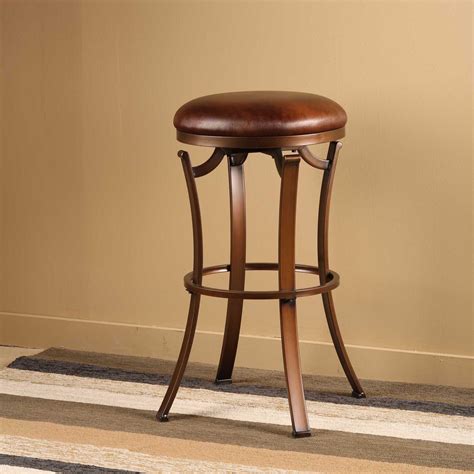 hillsdale bar stools   kelford backless bar stool  swivel seat corner furniture bar