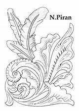 Leather Tooling Patterns Carving Pattern Craft Tooled Working Crafts Piran Tools Save Projects Work Coloring Stamp sketch template
