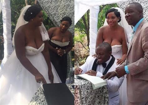 See How This Bride Recklessly Put Her Privates On Public