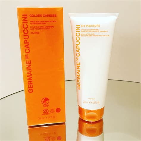 july products   month germaine de capuccini sunspray anti ageing spf  icy pleasure