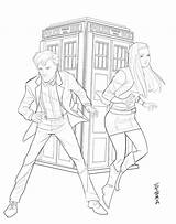 Coloring Doctor Who Pages Tardis Colouring Culture Pop Dr Pond Amy Color Getdrawings Getcolorings Sheets Printable Adult Colorings sketch template