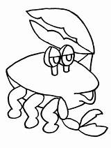 Coloring Crab Pages Clipart Library Gif sketch template