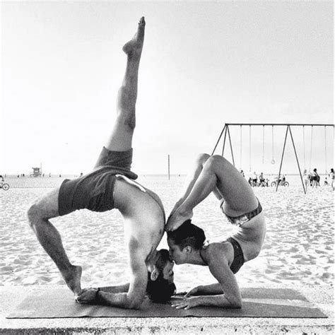 Partner Yoga Pose Double Tree Popsugar Fitness