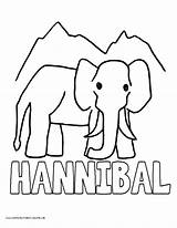 Coloring Pages History Ancient Hannibal Getcolorings sketch template