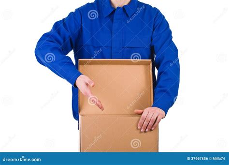 delivery man stock photo image  mailman employment