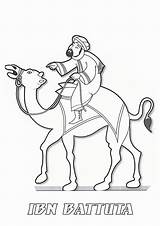 Mewarna Ilmuwan Tokoh Panitia Sains Ibn Battuta sketch template