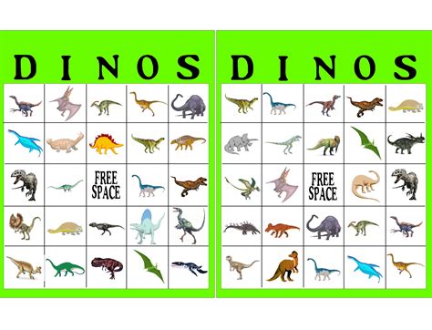 dinosaur bingo game printable diy party mom