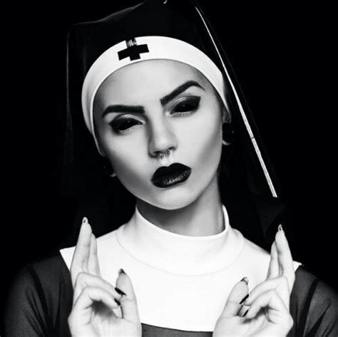 Black And Goth Image Nuns Dark Photography Nun Costume