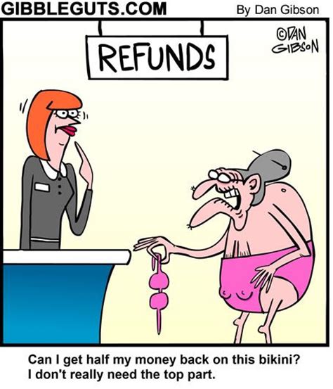cartoon of the day bikini refund common sense evaluation