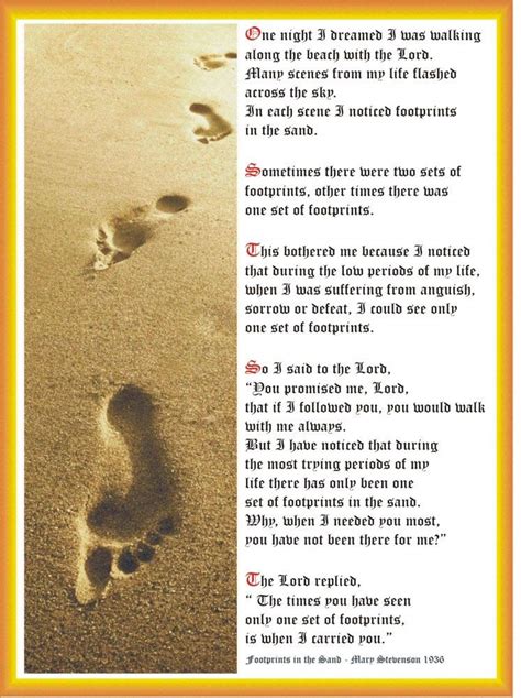 printable footprints   sand poem text