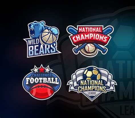 sport logo illustrations  behance