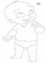 Bheem Raju Chhota Coloring Pages Character Print Chota Colouring Color Kids Pdf Open  Characters sketch template