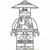 Ninjago Coloring Ronin Pages Master Wu Lego Coloringpages101 Kids sketch template