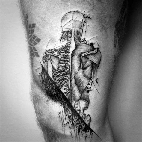 anatomical tattoos  men bodily structure design ideas anatomical tattoos sleeve