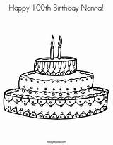 Birthday Happy 100th Coloring Nanna Print Favorites Login Add sketch template
