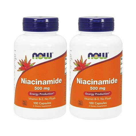 foods niacinamide vitamin   mg  capsules pack   walmartcom walmartcom
