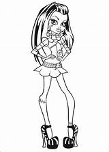 Monster High Coloring Pages Getdrawings sketch template