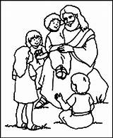 Jesus Imagens Crianças sketch template