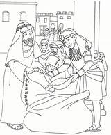 Coloring Pages Joseph Egypt Coloringhome Sold Into sketch template