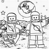 Lego Coloring City Pages Undercover Astronaut Getcolorings sketch template