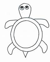 Tortue Turtle Gabarit Maternelle Coloriages sketch template