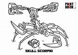 Bionicle Ekimu Scorpio Ninjago Grinder Carnotaurus Pointbrick Maschere sketch template