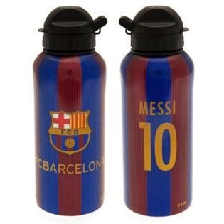 club licensed fc barcelona aluminium drinks bottle messi great fcb team colors features
