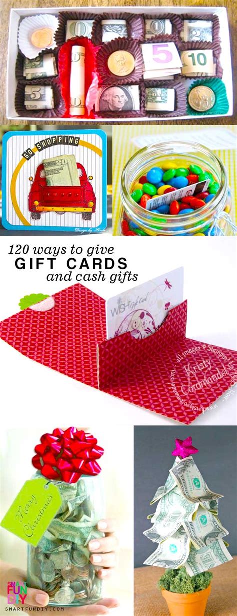 creative ways  give gift cards  money gifts smart fun diy