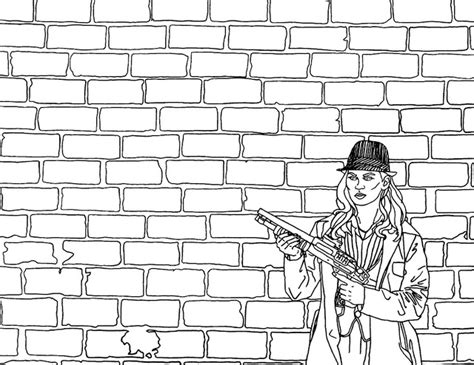 brick wall coloring page printable coloring pages
