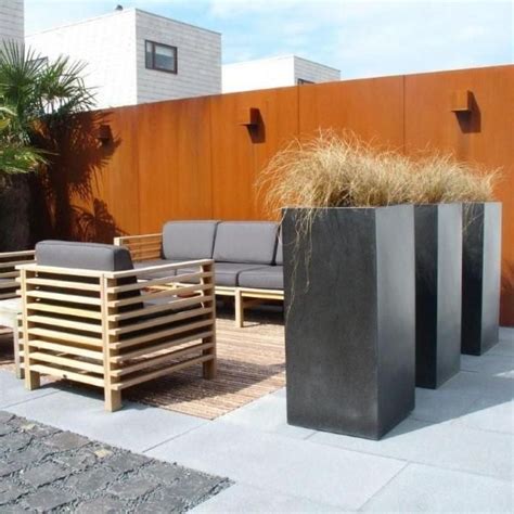 cortenstaal outdoor inspirations exterior design backyard
