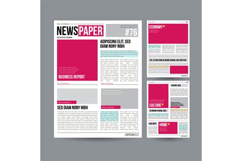 tabloid article template