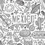 Mexican Drawings Drawing Culture Paintingvalley sketch template