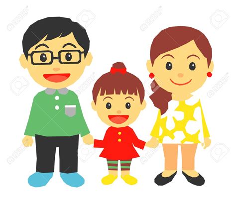 mother daughter father clipart clipground