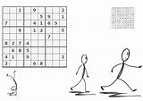 Coloring Sudoku Sport Move Edupics sketch template