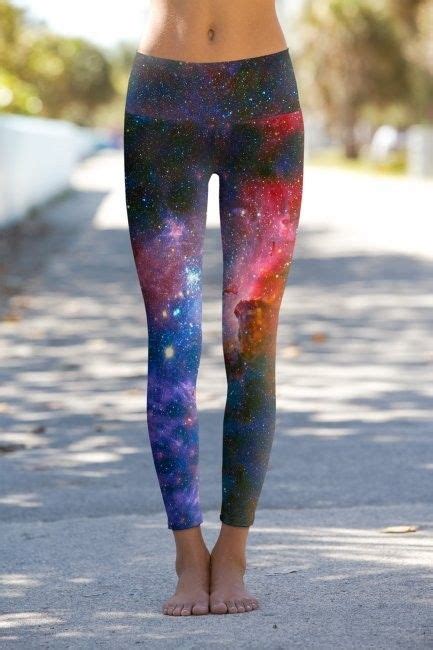 carina nebula space galaxy printed performance leggings athletic outfits yoga fashion fashion